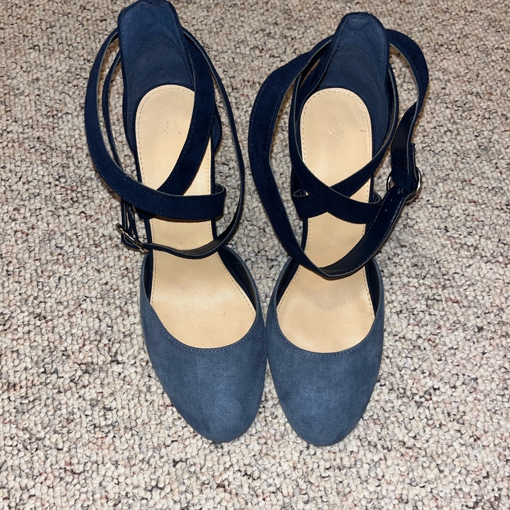 Blue heels